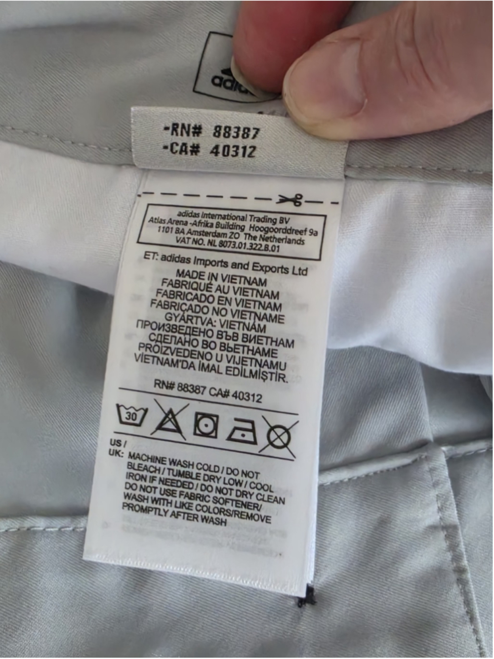 NWT Adidas Men's Performance Golf Shorts Grey Flat-Front Athletic 36 Climalite - Picture 9 of 10
